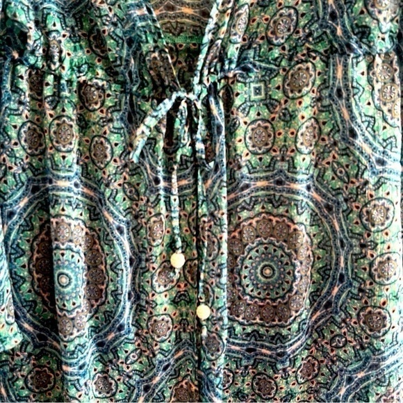 Jessica Simpson Printed Coverup Size Small - Picture 3 of 6
